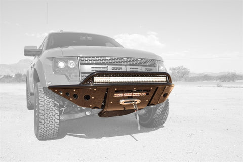 Addictive Desert Designs 10-14 Ford F-150 Raptor Stealth Front Bumper w/ Winch Mount - F012932450103