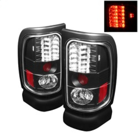 Spyder Dodge Ram 1500 94-01/Ram 2500/3500 94-02 LED Tail Lights Black ALT-YD-DRAM94-LED-BK - 5002693