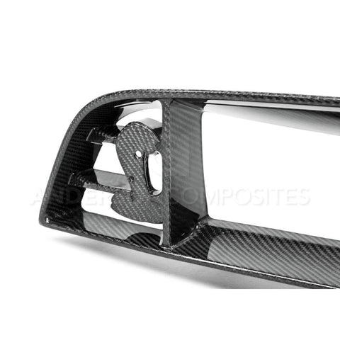 Anderson Composites 10-14 Ford Mustang/Shelby GT500 Front Upper Grille (w/ Spot for Cobra Emblem) - AC-UG1213FDGT-C