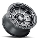 ICON Victory 17x8.5 6x120 0mm Offset 4.75in BS Smoked Satin Black Tint Wheel - 3017859447SSBT