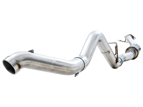 AWE Tuning 2021+ Ford Bronco 0FG Exhaust (No Tips) w/ Bash Guard - 3015-21000