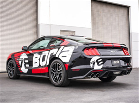 Borla 2018 Ford Mustang GT 5.0L AT/MT (w/o Valves) ATAK 3in Cat-Back Exhaust w/Polished Tips - 140746