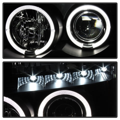 Spyder Nissan Titan 04-14/Armada 04-07 Projector Headlights LED Halo LED Blk PRO-YD-NTI04-HL-BK - 5011572