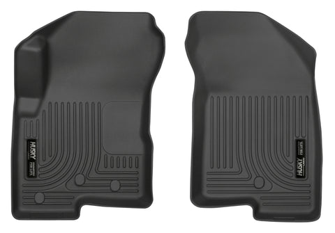 Husky Liners 07-12 Dodge Caliber / 07-12 Jeep Compass WeatherBeater Front Row Black Floor Liners - 13001