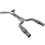 Kooks 10-15 Chevy Camaro SS/ZL1/1LE w/o Ground Effects 3in Green Catted Exhaust w/ X-Pipe - 22505301