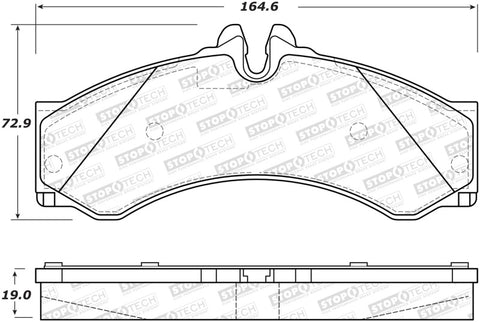 StopTech Street Brake Pads - 308.11360