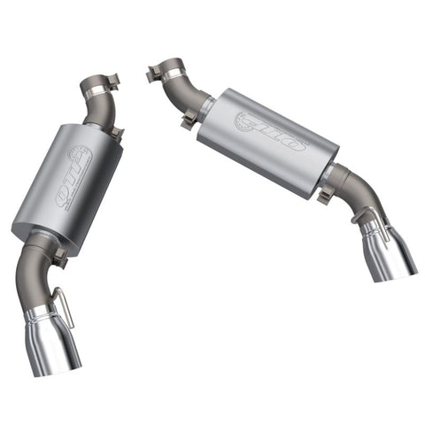 QTP 16-18 Chevrolet Camaro SS 6.2L 304SS AR3 Axle Back Exhaust w/4.5in Dual Tips - 600116
