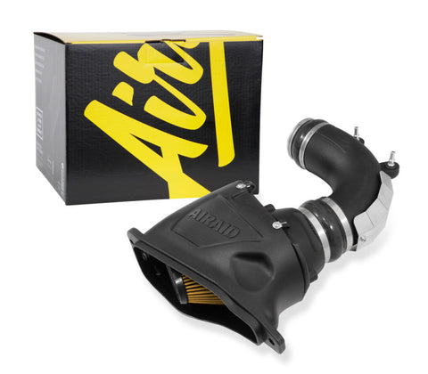 Airaid 14-19 Corvette 6.2L Performance Intake System w/ Tube (Oiled / Yellow Media) - 254-274