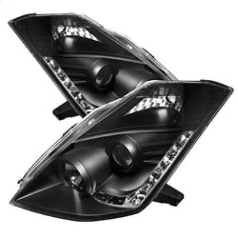 Spyder Nissan 350Z 06-08 Projector Headlights Xenon/HID Model- DRL Blk PRO-YD-N350Z06-HID-DRL-BK - 5042316