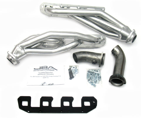 JBA 04-08 Dodge Durango 5.7L HEMI 1-5/8in Primary Silver Ctd Cat4Ward Header - 1962SJS