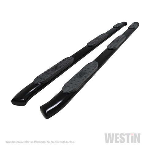 Westin 2020 Chevy Silverado 2500/3500 Crew Cab (6.5ft Bed) PRO TRAXX Oval W2W Nerf Step Bars - Black - 21-534765