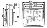 Hella Headlamp ES FAPO 1AA - 004109041