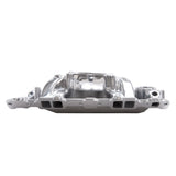 Edelbrock SBC Perf Air Gap Manifold Polished - 26011