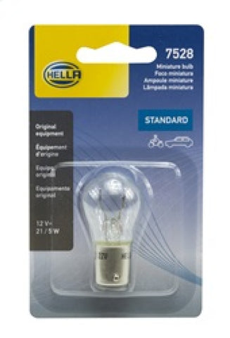 Hella Bulb 7528 12V 21/5W Bay15D S8 Sb - 7528SB