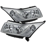 Spyder Chevy Cruze 11-14 Projector Headlights Light Tube DRL Chrm PRO-YD-CCRZ11-LTDRL-C - 5074171