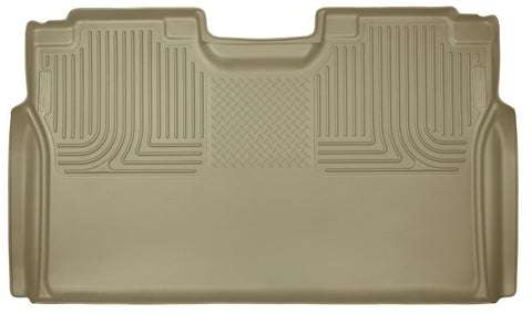 Husky Liners 15 Ford F-150 SuperCrew Cab WeatherBeater Tan 2nd Seat Floor Liner - 19373