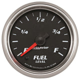 Autometer Pro-Cycle Gauge Fuel Level 2 1/16in 0-280 Programmable Black - 19609