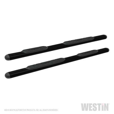 Westin Premier 4 Oval Nerf Step Bars - 85 in - Black - 22-5035