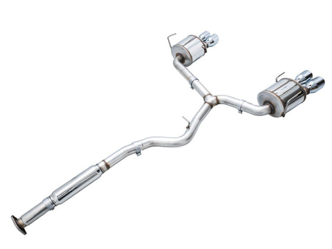 AWE Tuning 2022+ VB Subaru WRX Touring Edition Exhaust - Chrome Silver Tips - 3015-42979