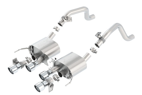 Borla 2014 Chevrolet Corvette C7 6.2L 8cyl ATAK Exhaust w/ NPP Dual Mode (rear section only) - 11875