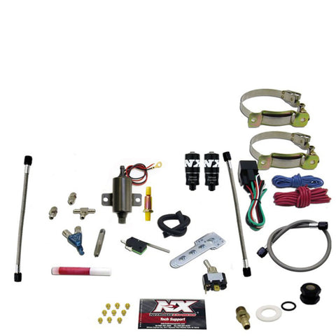 Nitrous Express 2 Cyl Piranha Nitrous Kit (V-Twins w/Single Carb) w/o Bottle - 60022-00P