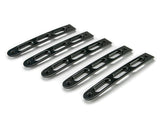 DV8 Offroad 2007-2018 Jeep JK Black Slot Style Door Handle Inserts - Set Of 5 - D-JP-190026-BK-5