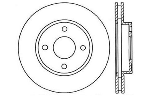 StopTech Drilled Sport Brake Rotor - 128.61048L