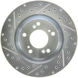 StopTech Select Sport 2000-2009 Honda S2000 Drilled and Slotted Front Right Brake Rotor - 227.40048R