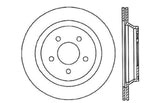 StopTech Slotted & Drilled Sport Brake Rotor - 127.61046L