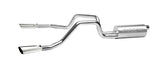 Gibson 88-93 Chevrolet C1500 Cheyenne 5.7L 2.5in Cat-Back Dual Split Exhaust - Stainless - 65501