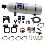 Nitrous Express Nissan GT-R Nitrous Plate Kit (35-300HP) w/15lb Bottle - 20717-15