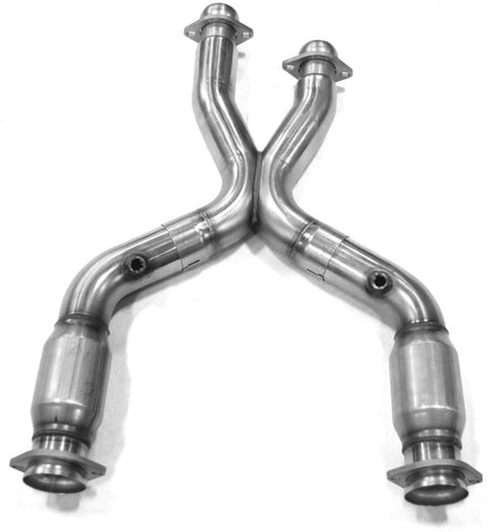 Kooks 99-04 Ford Mustang GT / Cobra 3in In x 2 1/2in OEM Out Cat SS X Pipe Kooks HDR Req - 11203250