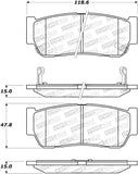 StopTech Street Brake Pads - 308.09540