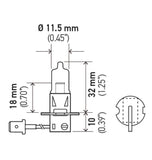 Hella Optilux H3 12V/55W XY Extreme Yellow Bulb - H71070662