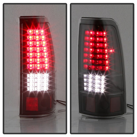 xTune 03-06 Chevrolet Silverado 1500 LED Tail Lights - Black (ALT-JH-CSIL03-LED-BK) - 9037634