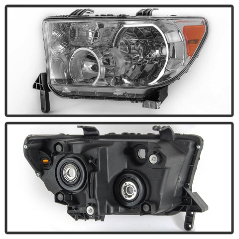 xTune 07-13 Toyota Tundra (w/o Headlight Washer) Headlight - OEM Left (HD-JH-TTU07-OE-L) - 9042263