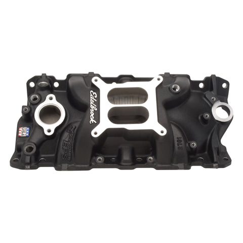 Edelbrock Manifold SBC Performer Eps Intake Black - 27013