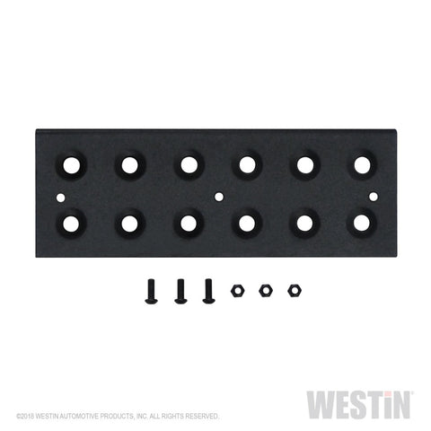 Westin Replacement service kit includes 11 inch die stamped step pad and fasteners - Black - 56-10002