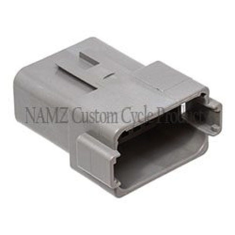 NAMZ Deutsch DT Series 12-Wire Receptacle & Wedgelock - Gray (HD 72129-94GY) - DR-12G