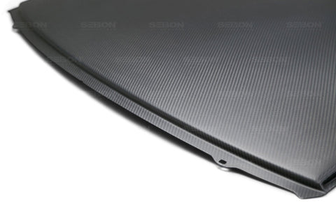 Seibon 2016 Honda Civic Coupe Dry Carbon Roof Replacement (Dry Carbon Products are Matte Finish) - CR16HDCV2D-DRY