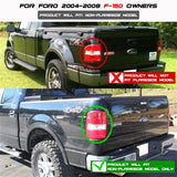 Xtune Ford F150 Styleside 04-08 (Not Fit Heritage & SVT) LED Tail Lights Black ALT-ON-FF15004-LED-BK - 5012890