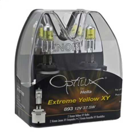 Hella Optilux 893 12V 37.5W Extreme Yellow Bulbs (Pair) - H71071192