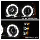 Spyder Chevy Silverado 1500 03-06 Projector HeadlightsCCFLHalo LED Blk High H1 PRO-YD-CS03-CCFL-BK - 5030023