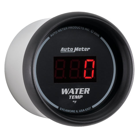 Autometer Black 0-300 F Digital Water Temp Gauge - 6337