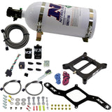 Nitrous Express 4150 RNC Conventional Nitrous Plate Kit w/.375in Solenoid w/10lb Bottle - 55140-10