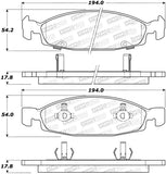 StopTech Street Select Brake Pads - 305.07900