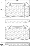 StopTech Street Touring 00-06 Jaguar S Typre R / XJ R / XJR-S Rear Brake Pads - 308.05921