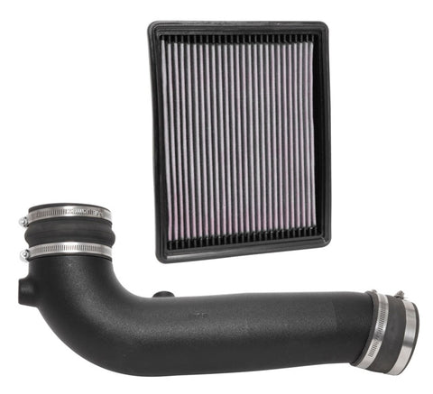 Airaid 17-18 GMC Sierra 1500/Yukon Denali 6.2L V8 F/I Airaid Jr Intake Kit - Oiled / Red Media - 200-751