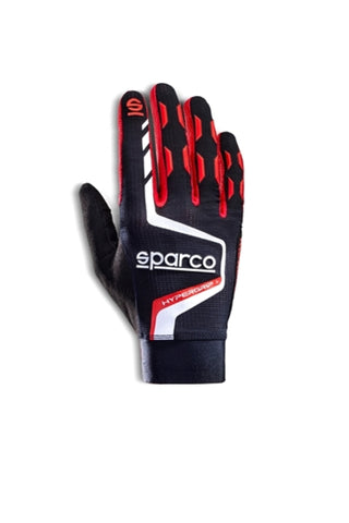 Sparco Gloves Hypergrip+ 09 Black/Red - 00209509NRRS