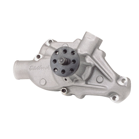 Edelbrock Water Pump High Performance Chevrolet 350 CI V8 Short Style Satin Finish - 8810